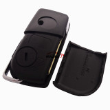 For Toyota 2+1 button flip remote key shell  with TOY40 blade