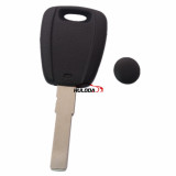 For Fiat transponder key blank with SIP22 blade（ black color）