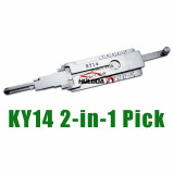 Lishi korean car Kia KY14 lock pick and decoder  together  2 in 1 Korea Kia etc