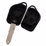 For Peugeot 2 button remote key blank with battery part with NE73&206 blade