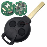 For Benz 3 button remote key with 433mhz ID46 PCF7941 Chip