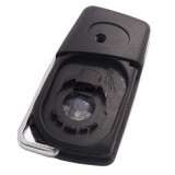 For Toyota 3+1 button flip remote key blank with VA2,Toy48,Toy43 blade, please choose the blade