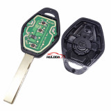 After Makert For BMW EWS Systerm 3 button remote key with 2 track blade and 4 track blade you can choose 7935 chip   315MHZ