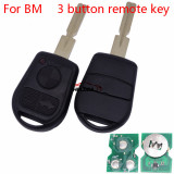 For BMW 3 button remote key with 2 track blade and 4 track blade you can choose ID44 PCF7935 Chip 315mhz