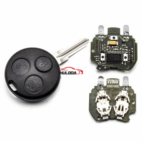 For Benz original  3 button remote key with infrared ray (with two infrared ray hole in the key shell)