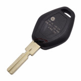 For BMW 5 Series CAS2 systerm 3 button remote key with 2 track blade and 4 track blade you can choose  868mhz PCF7945chips