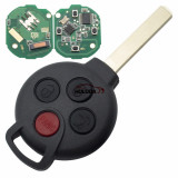 For Benz 3+1 Button remote key with 315mhz  ID46 PCF7941 Chip