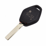 For BMW 5 Series CAS2 systerm 3 button remote key with 2 track blade and 4 track blade you can choose  868mhz PCF7945chips