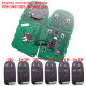 For Chrysler keyless  remote key with 434mhz with PCF7945/7953   HITAG2 chip with 2/2+1/3/3+1/4+1 button key shell , please choose