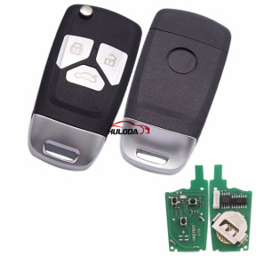 For Audi Style 3 button remote key  B26-3  For KD300,KD900,URG200,mini KD and KD-X2 generate new keys ,For produce any model  remote