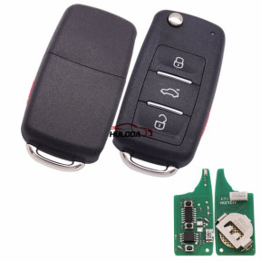 For VW style 3+1 button keyDIY remote NB08-3+1 Multifunction   For KD300,KD900,URG200,mini KD and KD-X2 generate new keys ,For produce any model  remote