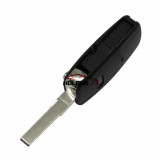 For Audi 3+1 button remote key blank with panic  (1616 battery Small battery)