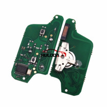 For Peugeot FSK 2 button flip remote control with 433Mhz PCF7941 Chip for 307&407 Blade