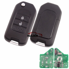 For Honda 2 button original remote key with PCF7961X(Hitag3) chip-434mhz  Model: Honda G