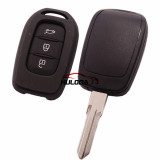 For Renault 3 button remote key blank  with  logo