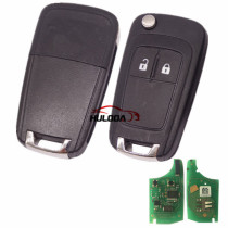 For Vauxhall 2 button remote key with 434mhz  G4-AM433TX 13271922 000274 PCF 7941 chip After market