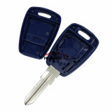 For Fiat remote key blank &1 button  in blue color (Can put TPX long chip inside) no logo