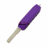 For Fiat 3 button remote key blank purple color (if you don't know how to fit and unfit, please don’t buy)