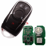 For Buick Keyless Smart 3+1 button remote key with PCF7952E chip- 314.9mhz ASK model