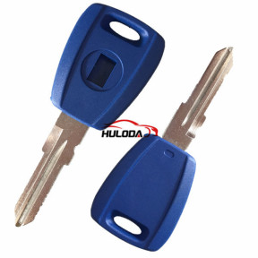 For Fiat transponder key blank with blue color