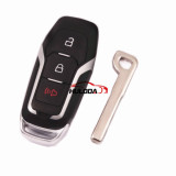 For Ford 2+1 button remote key shell with Hu101 key blade