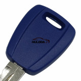 For FIAT transponder key blank with blue color （can put TPX long chip) NO LOGO