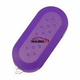 For Fiat 3 button remote key blank purple color (if you don't know how to fit and unfit, please don’t buy)