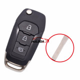 For Ford 3 button remote key shell  for Ford Fusion Edge Explorer 2013-2015 without logo