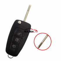 For Ford Mondeo 3 button flip remote key blank