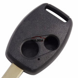2 button remote key blank for Honda （with chip groove place)