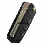 For Hyundai 3 button flip remote key shell with Hold button