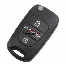 For Hyundai  Elantra  3 button flip remote key blank