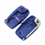 For Fiat 2 button flip remtoe key blank (Blue Color)