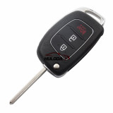 For Hyundai 2+1 button remote key blank with 5 kinds blade，please choose the blade