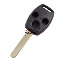 For Honda 3 button remote key blank  （with chip groove place)