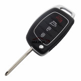 For Hyundai 3+1 button remote key blank with 5 kinds blade，please choose the blade