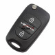 For Hyundai  Verna  3 button flip remote key blank