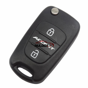 For Hyundai  ACCENT  3 button flip remote key blank