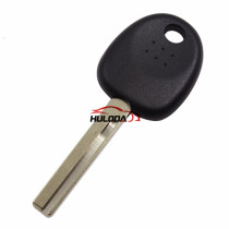 For Hyundai transponder key blank with left groove