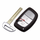 For Hyundai 3 button remote key shell without batter place with HY22 blade