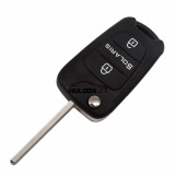 For Hyundai  Solaris  3 button flip remote key blank