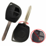 For Suzuki Swift 2 button remote key blank With  Logo