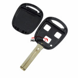 For Lexus 3 button remote key blank with TOY48 blade (short blade-37mm) without logo