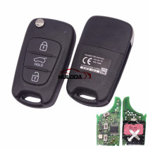 For Hyundai  3 button original remote key  with 433mhz   no chip