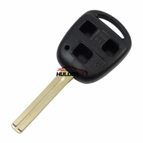 For Lexus 3 button remote key blank with TOY40 blade (long blade-46mm) with logo
