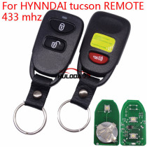 For Hyundai tucson 2+1 remote key with 433 mhz