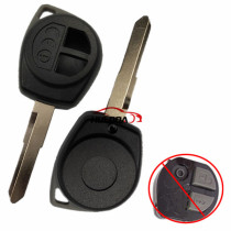 For Suzuki Swift 2 button remote key blank With Logo
