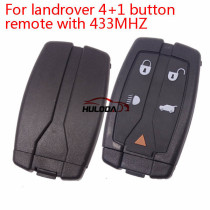 For Landrover freelander 4+1 button remote with 433MHZ chip:PCF7945/7953