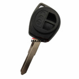 For Suzuki Swift 2 button remote key blank With Logo