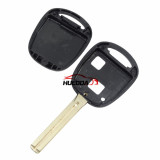 For Lexus 2 button remote key blank with TOY40 blade (long blade-46mm) with logo